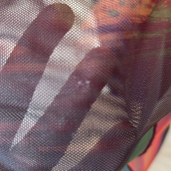 ASOS Mesh Sunset Dress - Picture 6 of 9